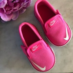 Baby girl Nike slip ons